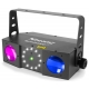 BeamZ Terminator IV LED Double Moon with laser and strobe