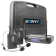 Vonyx WM73H 2-kanalų UHF bevielių mikrofonų sistema