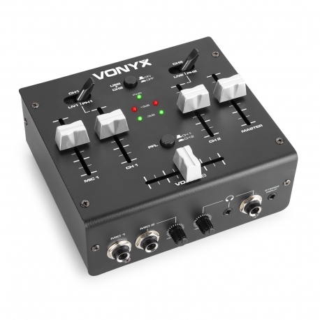 Vonyx VDJ2USB 3-kanalų DJ/USB mikšeris