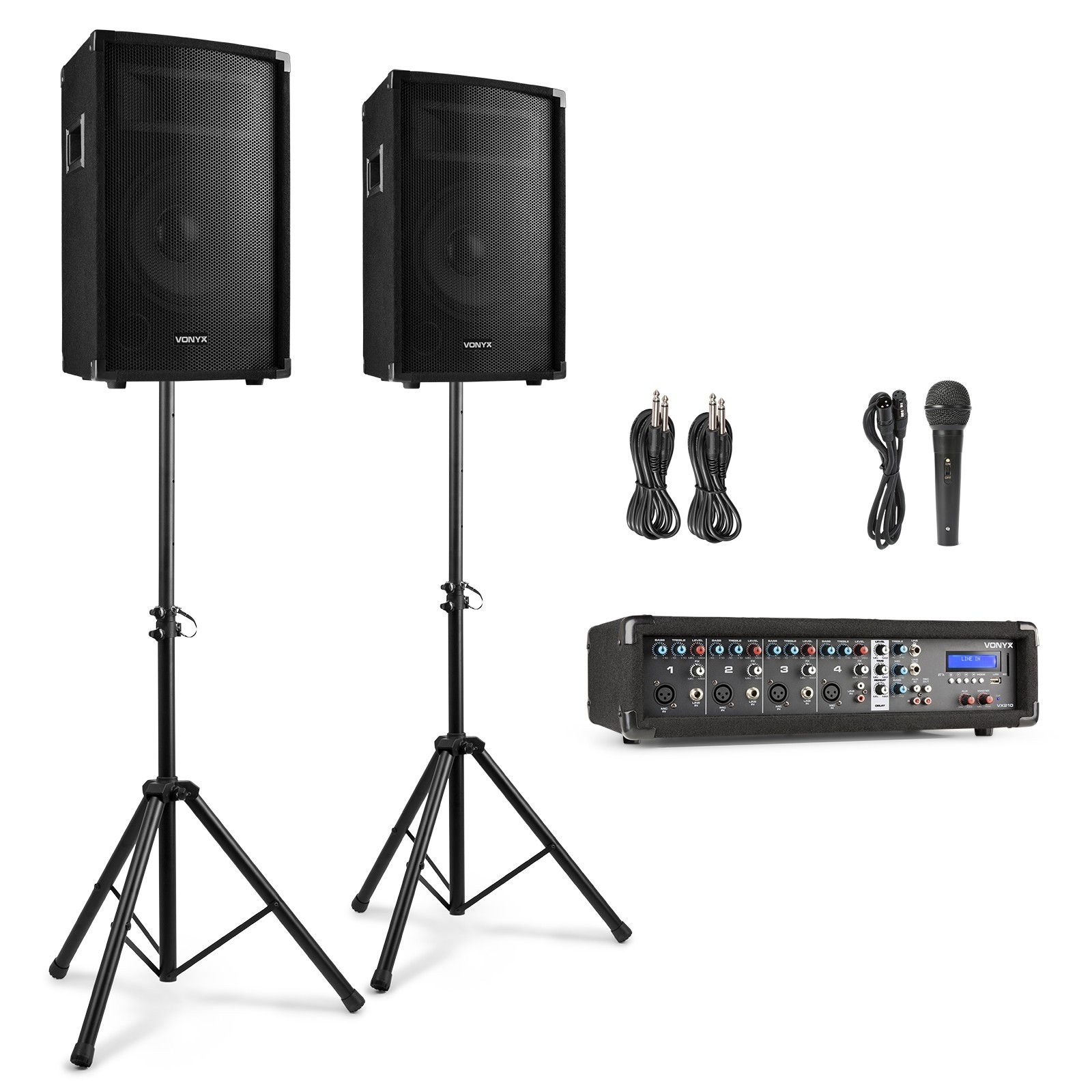 Vonyx VX210 garso sistema - Magnetola.lt