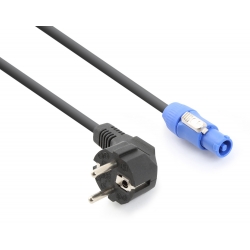 Powercon - Schuko cable 3.0m