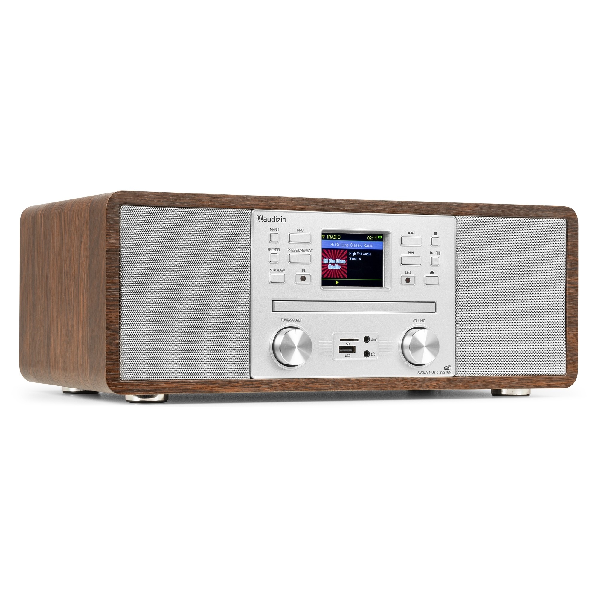 Audizio Avola internetinis radijo imtuvas su CD/BT/DAB+