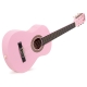 Max SoloArt Junior 1/4 klasikinė gitara rožinė - komplektas
