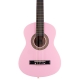 Max SoloArt Junior 1/4 klasikinė gitara rožinė - komplektas