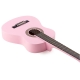 Max SoloArt Junior 1/4 klasikinė gitara rožinė - komplektas