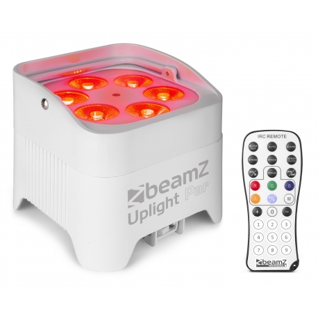 BeamZ BBP96SW Battery Uplight Par 6x 12W WDMX