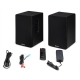 Audizio KS01 lentyninės kolonėlės 80W BT, juodos