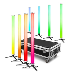 BeamZ Kratos LED Tube70 Set RGBW in/outdoor use, set of 8