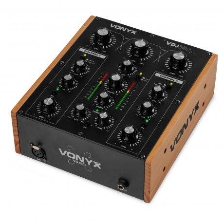 Vonyx VDJ250 DJ Rotary Mixer rotorinis mikšerinis pultas