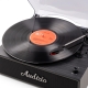 Audizio Reno Retro patefonas, juodas