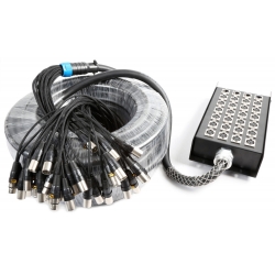 CX168 50m Stage Snake 24-in 4-out XLR multikoras