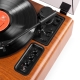 Audizio Laredo Premium patefonas, tamsus medis