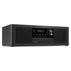 Audizio Lunata Premium muzikinis centras CD/DAB+/FM/USB/BT juodas