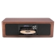Audizio Lunata Premium muzikinis centras CD/DAB+/FM/USB/BT tamsus medis - juodas