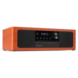 Audizio Lunata Premium muzikinis centras CD/DAB+/FM/USB/BT vyšnios medienos
