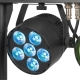 BeamZ CLS Party Bar Neso9 šviesos efektų rinkinys su stovu 2x LED Par ir 2x Jelly Moon