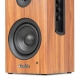 Audizio BS15 aktyvios lentyninės kolonėlės 60W BT tamsus medis