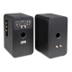 Audizio BS10 aktyvios lentyninės kolonėlės 80W BT, juodos