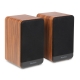 Audizio BS10 aktyvios lentyninės kolonėlės 80W BT, tamsus medis