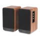 Audizio BS10 aktyvios lentyninės kolonėlės 80W BT, tamsus medis