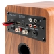 Audizio BS10 aktyvios lentyninės kolonėlės 80W BT, tamsus medis