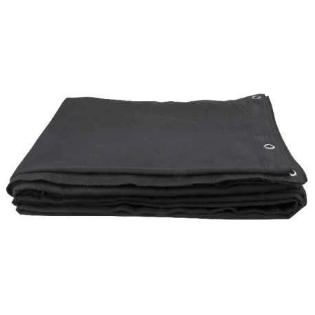 MOLTON160 scenos užuolaida 300 x 300cm juoda