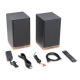 Audizio KS12 aktyvios lentyninės kolonėlės 80W BT, juodos