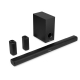 Audizio SB100 5.1 sistema su Soundbar, Subwooferiu ir 2 galinėmis kolonėlėmis 160W