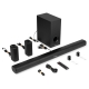 Audizio SB100 5.1 sistema su Soundbar, Subwooferiu ir 2 galinėmis kolonėlėmis 160W