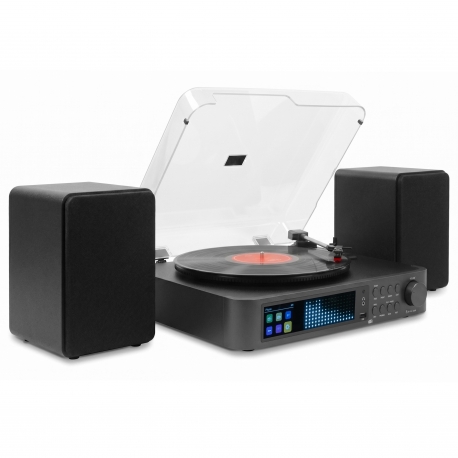 Audizio Norfolk patefonas su kolonėlėmis, Bluetooth ir FM radijo imtuvu