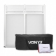 Baltas DJ stalas VONYX DB4W PRO
