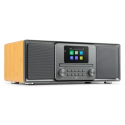 Audizio Palmi muzikinis centras CD/DAB+/FM/USB/BT šviesus medis