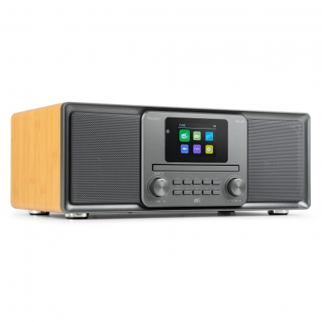 Audizio Palmi muzikinis centras CD/DAB+/FM/USB/BT šviesus medis