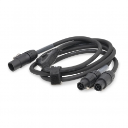 Powercon TR Splitter Cable 2-way 1m laidas cx17-2