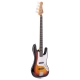Rebel JB bosinė gitara, Sunburst