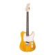 Max GigKit T-series elektrinės gitaros rinkinys, geltona
