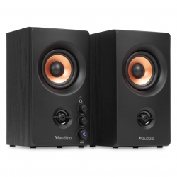 Audizio BS25 aktyvios lentyninės kolonėlės, 40 W, BT, juodos
