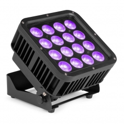 BeamZ StarColor128FB Flat Flood Light 16x 5W RGBWA-UV su akumuliatoriumi