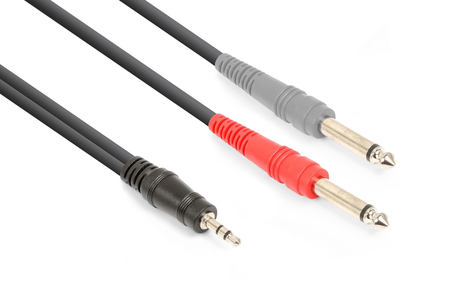 3.5mm Stereo - 2x 6.3mm Mono 1.5m laidas CX332-1 - Magnetola.lt