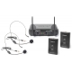 VONYX STWM712H 2-Channel VHF Wireless Headset Microphone System