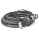 Audio Combi Cable Schuko - XLR F / IEC F - XLR M 15m