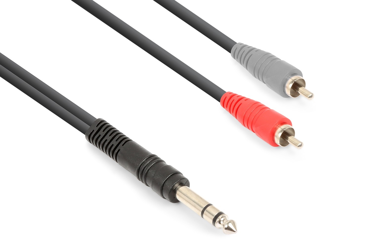 6.3mm Stereo- 2 RCA Male 1.5m laidas CX328-1 - Magnetola.lt