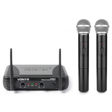 VONYX STWM712 VHF Microphone System 2-Channel