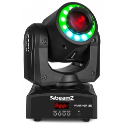 BeamZ Panther 35 Led Spot Moving Head with LED Ring