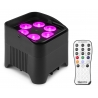 BeamZ BBP96S Battery Uplight Par 6x12W WDMX