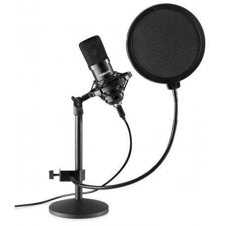 VONYX CMTS300 Studio Microphone Set Black