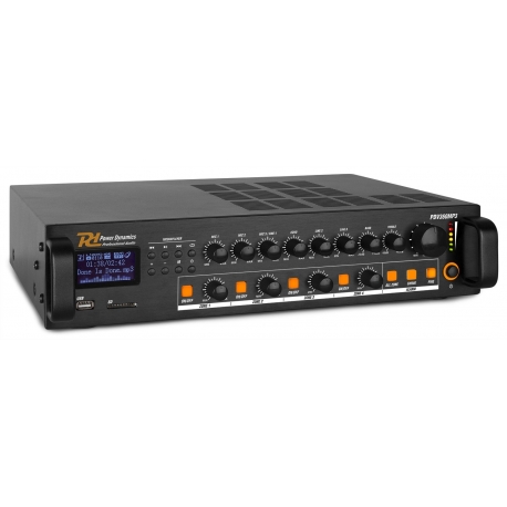 PDV360MP3 PA Mixer Amplifier 360W/100V 4 zones
