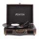 Fenton RP115B Record Player with BT Brown Wood